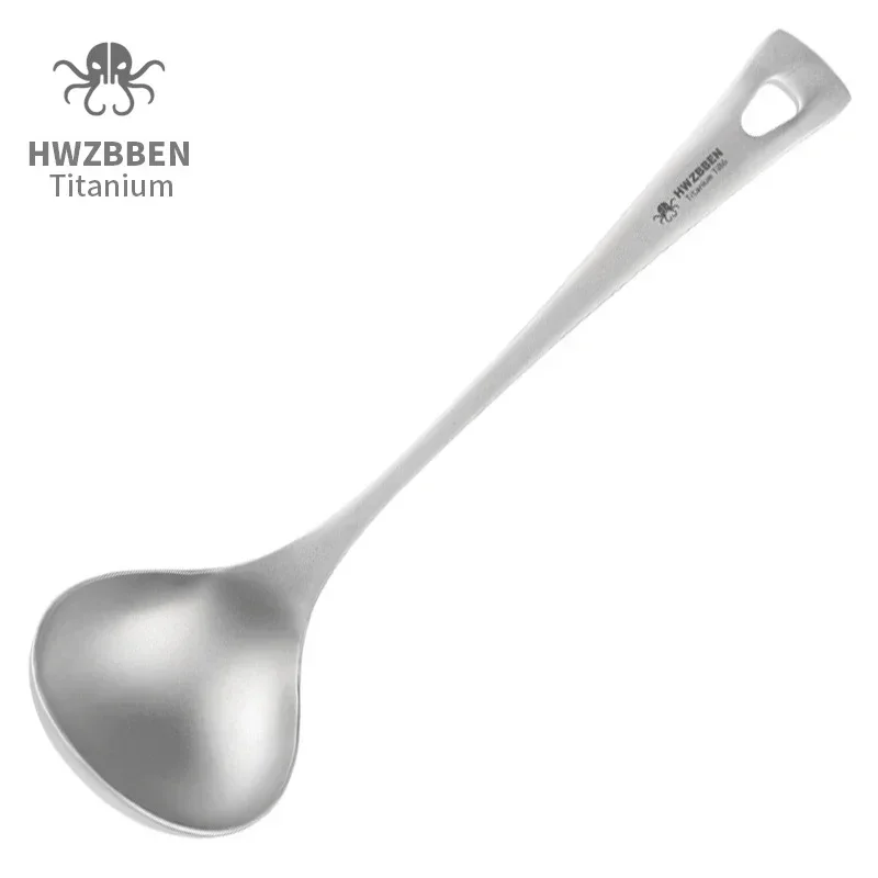 Camping Cooking Kit - Hwzbben Outdoor Titan Suppen löffel mit