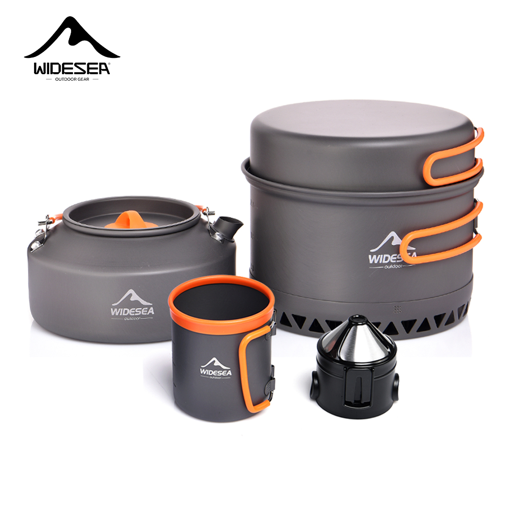 Camping Cooking Kit - Camping Geschirr Outdoor Kochgeschirr Set Töpfe