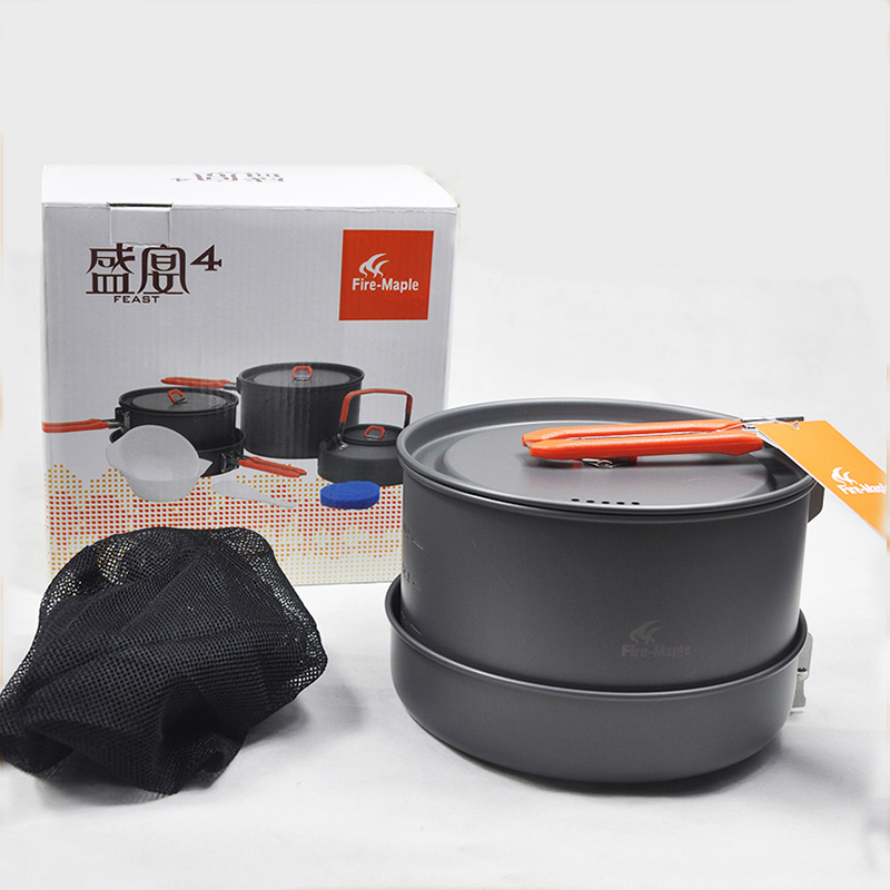 Camping Cooking Set For 4 - Fire Maple Kochgeschirr-Set für 4–5 Personen,