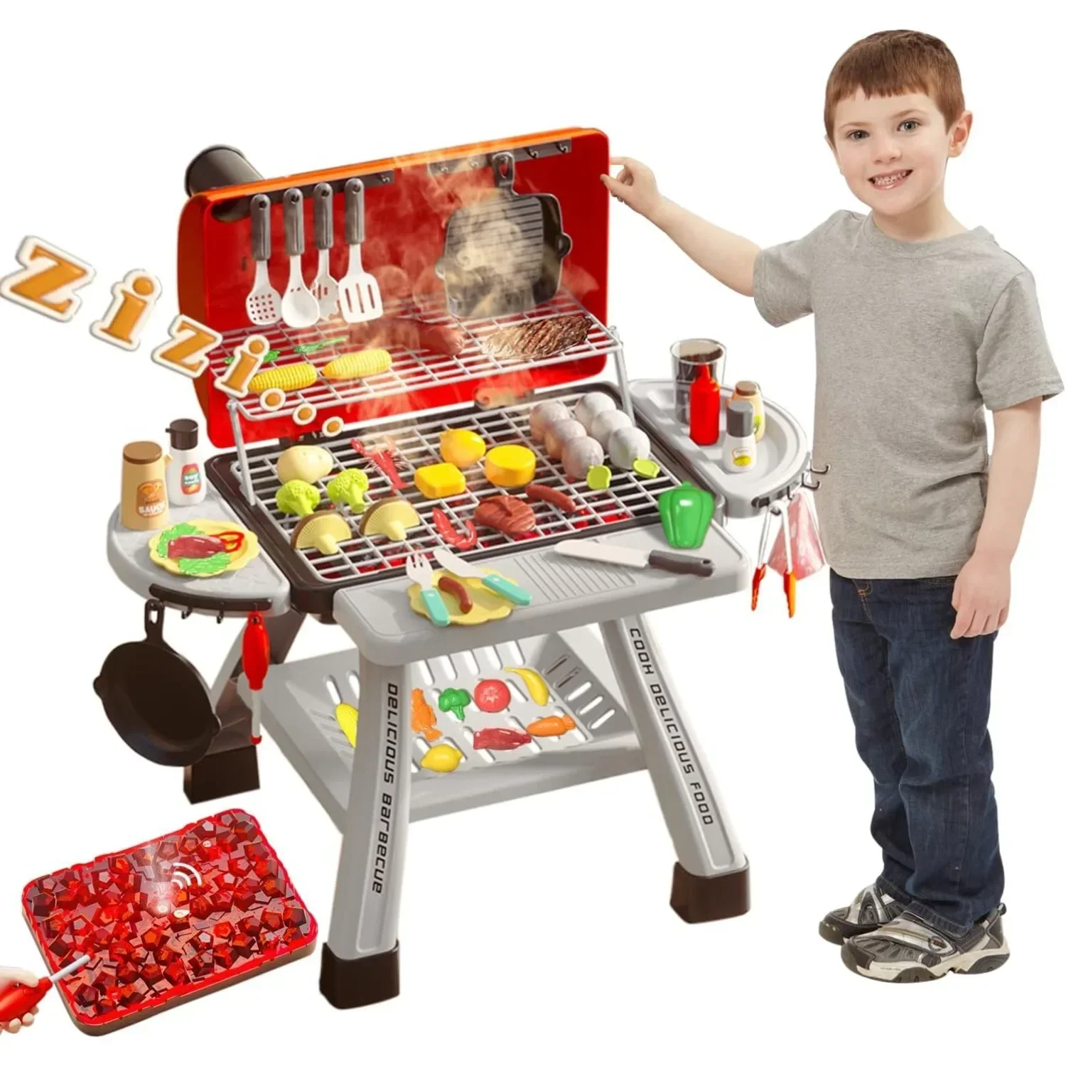 Camping Cooking Gifts - Barbecue Grill Spielzeug Set Kinder BBQ