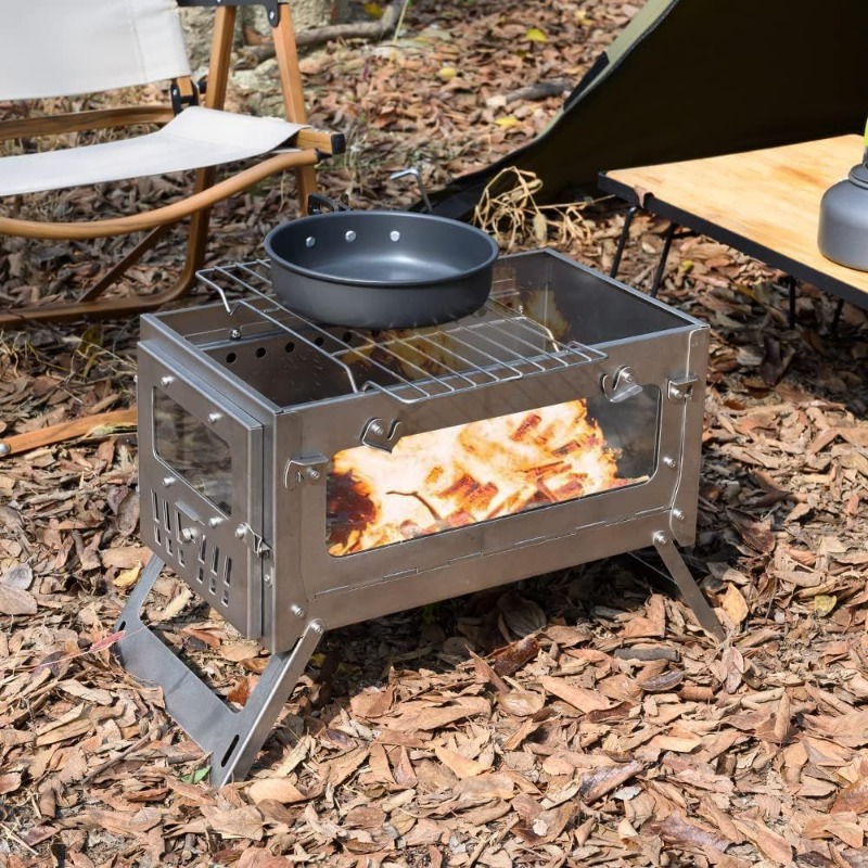 Tragbarer Zeltherd aus Edelsta – Camping Cooking Tent Bewertung und Preis