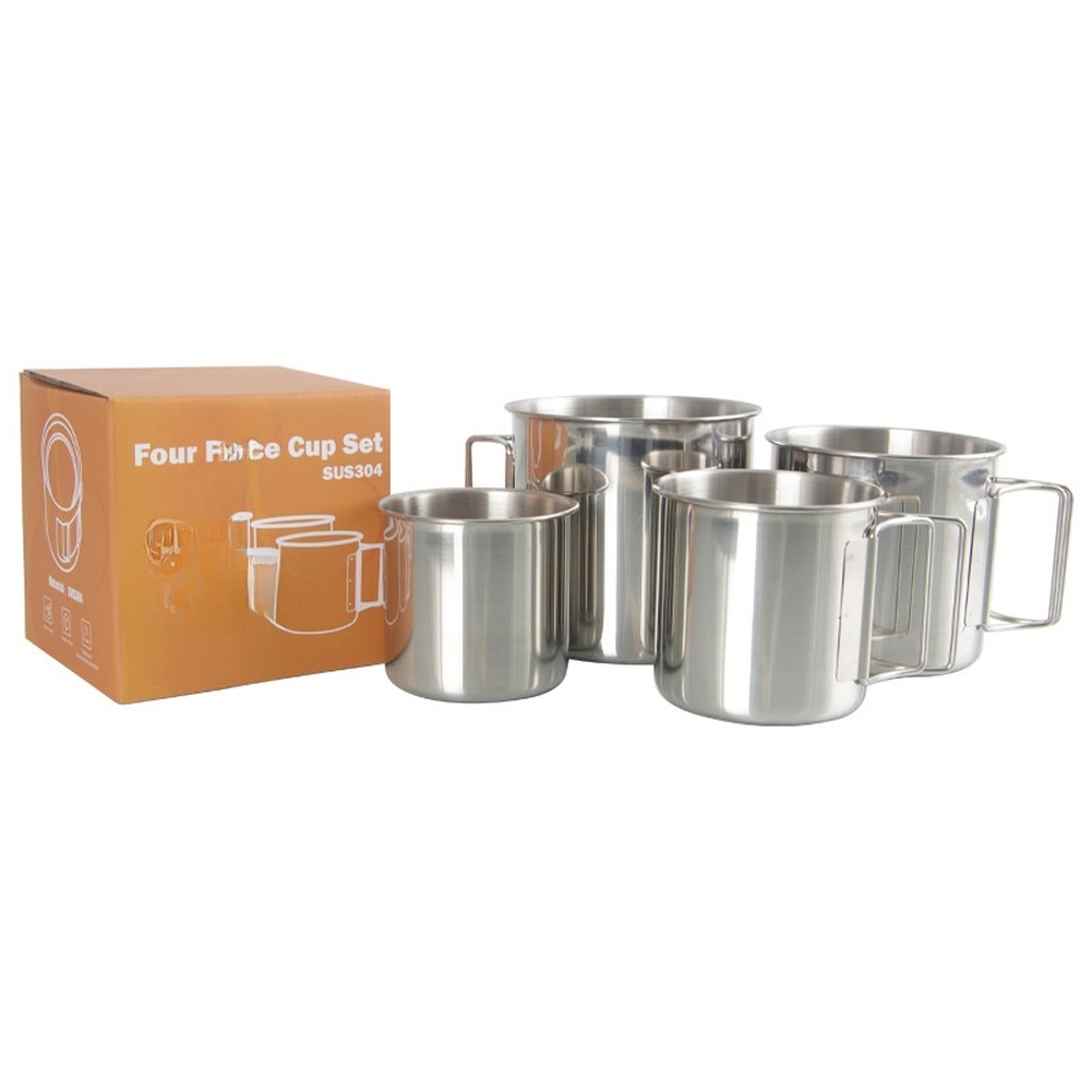 Edelstahl 304 Camping-Becher-S – Camping Cooking Set For 4 Bewertung und Preis