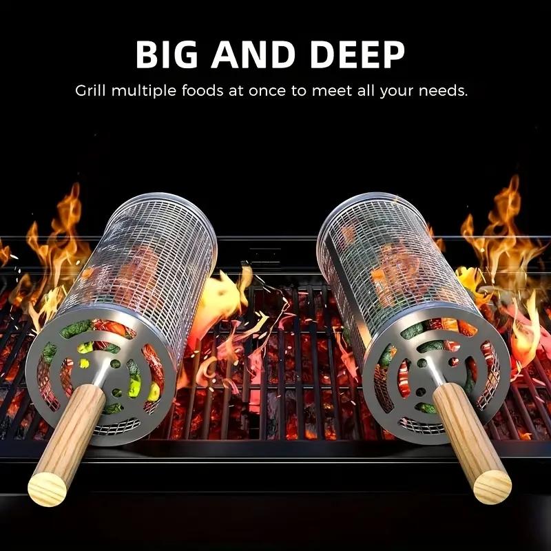 Lebensmittelechter Edelstahl-G – Camping Cooking Basket Bewertung und Preis