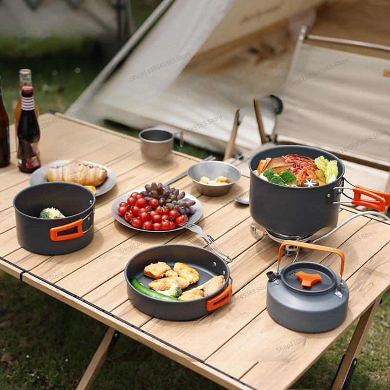 Für Outdoor-Camping Kochgeschi – Camping Cooking Set For 4 Bewertung und Preis