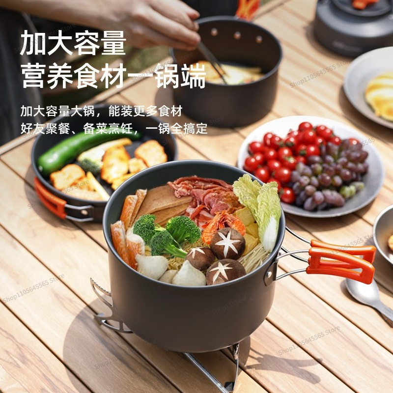 Für Outdoor-Camping Kochgeschi – Camping Cooking Set For 4 Bewertung und Preis