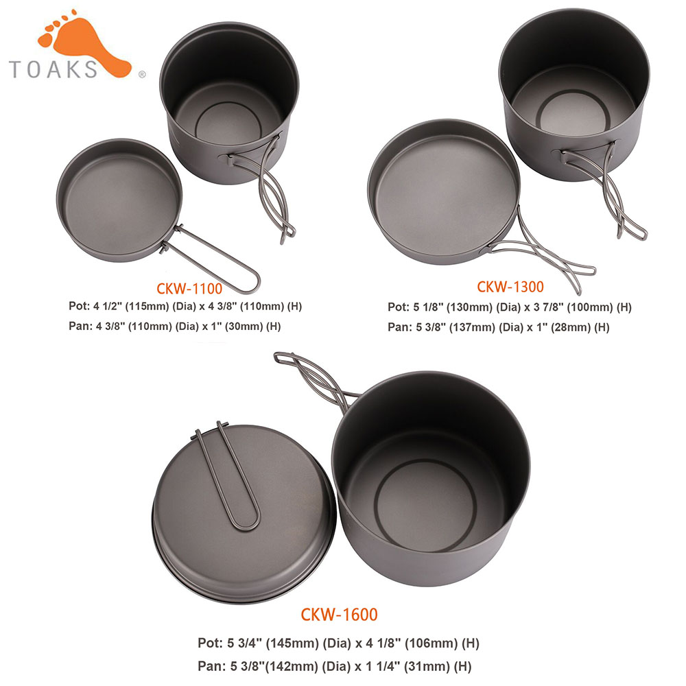 TOAKS Kochgeschirr Set Ultrale – Camping Cooking Basket Bewertung und Preis