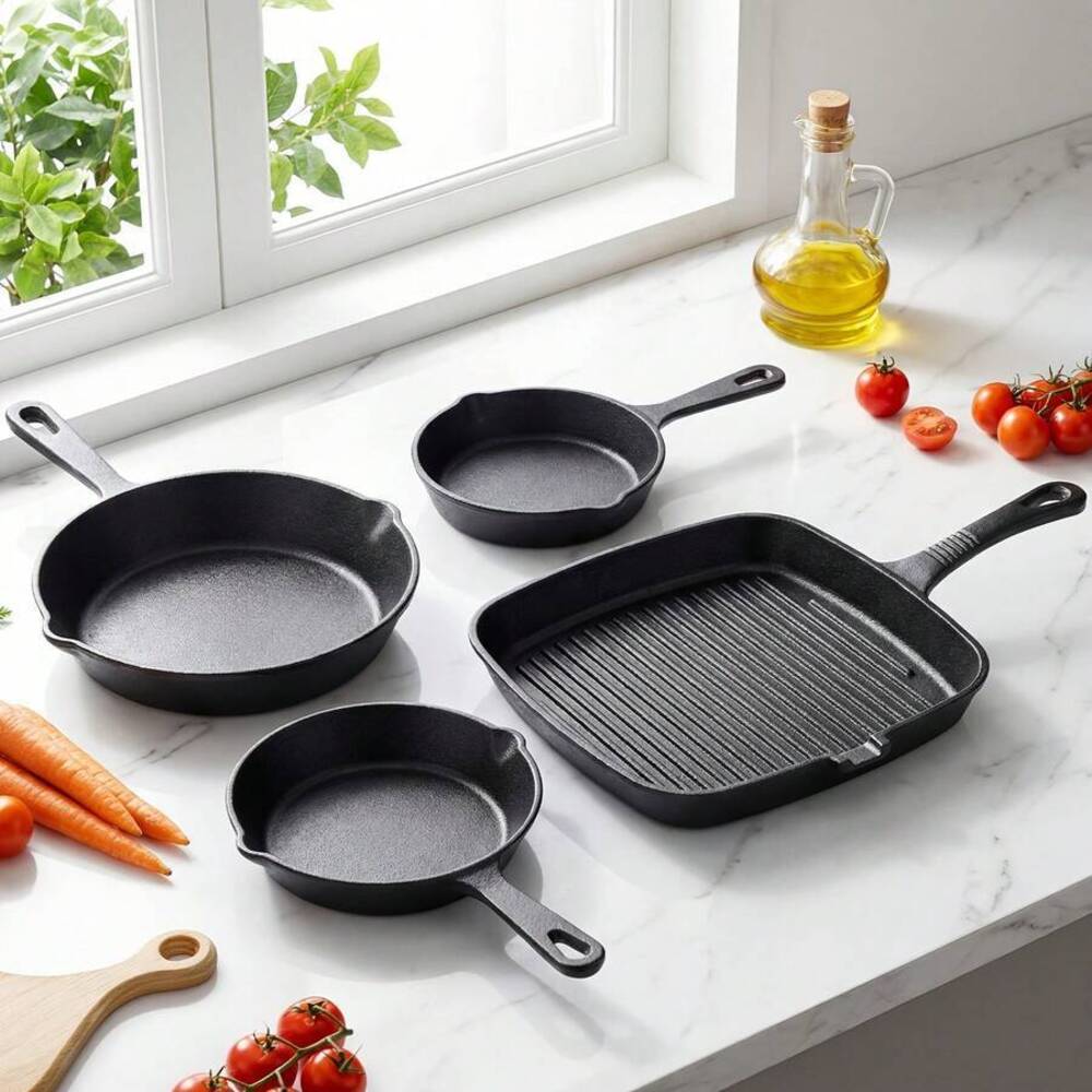 4-teiliges Gusseisen-Kochgesch – Camping Cooking Set For 4 Bewertung und Preis
