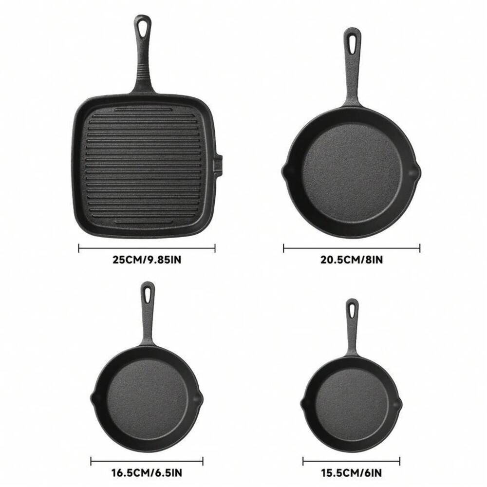 4-teiliges Gusseisen-Kochgesch – Camping Cooking Set For 4 Bewertung und Preis