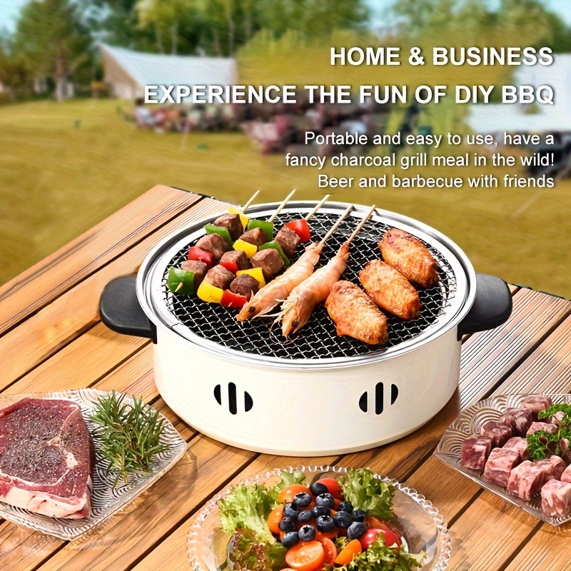 1 Stück tragbarer Grillofen, v – Camping Cooking Mesh Bewertung und Preis