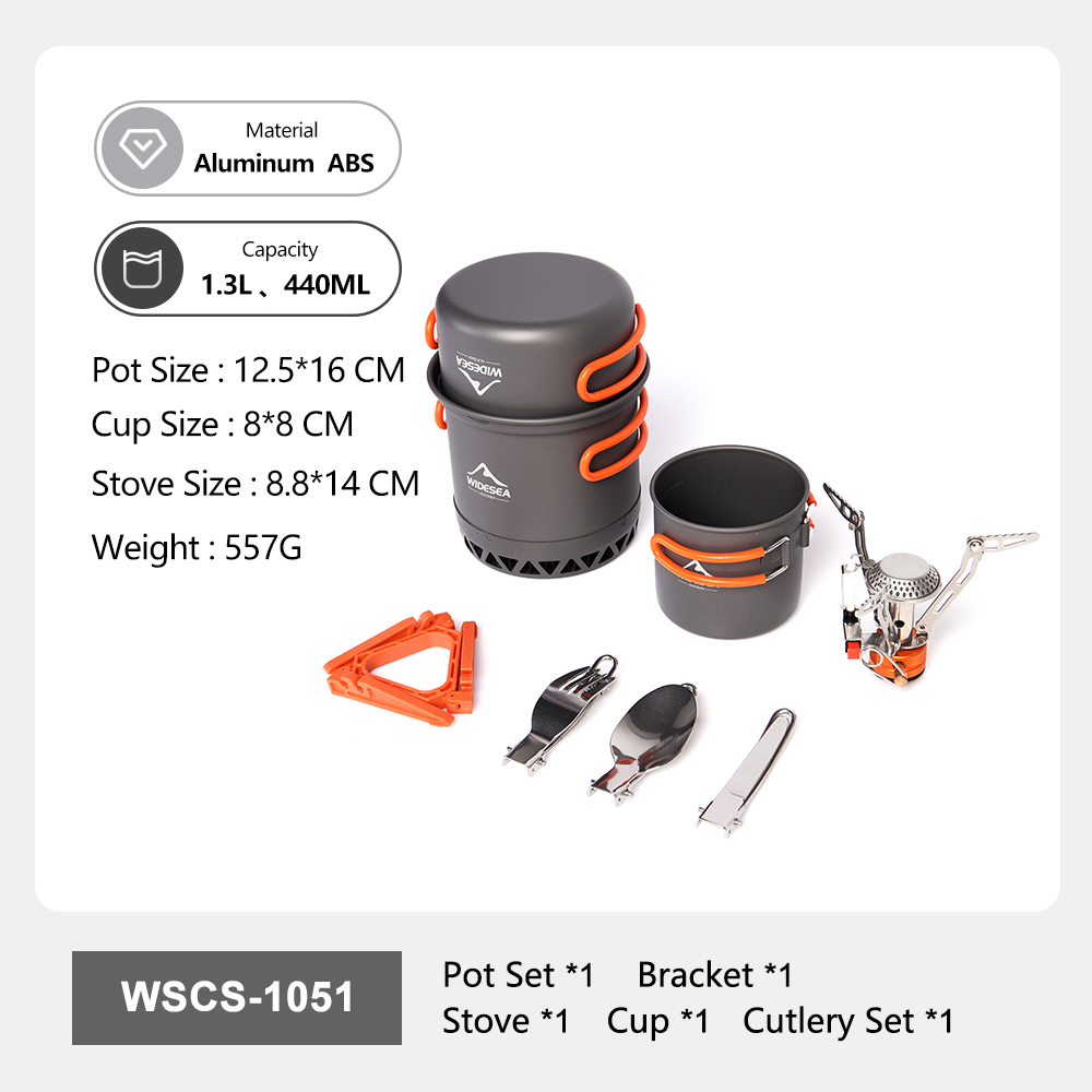 Widesea Tragbares Camping-Koch – Camping Cooking Set 2 Person Bewertung und Preis
