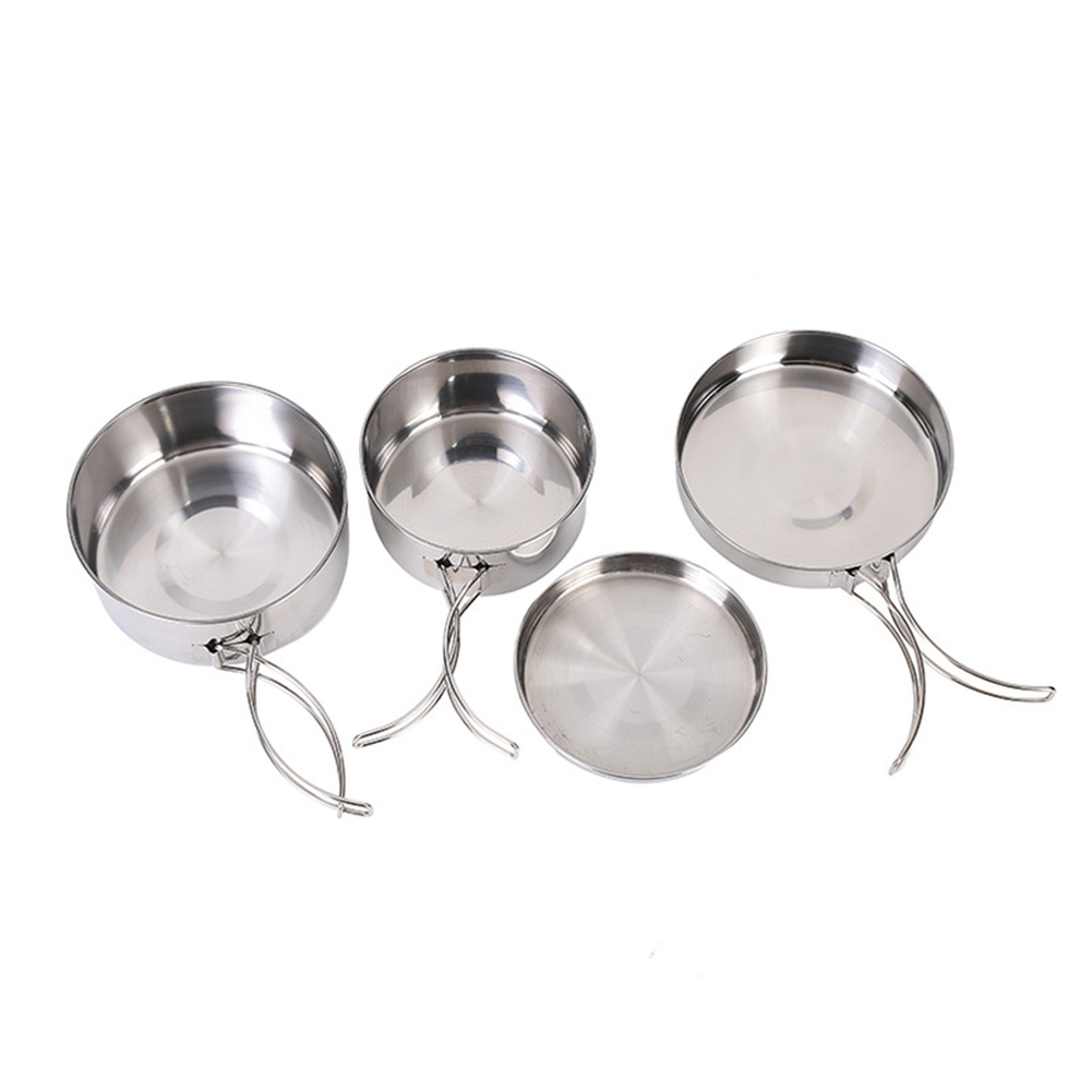 Outdoor-Kochset 4-teilig aus E – Camping Cooking Set For 4 Bewertung und Preis
