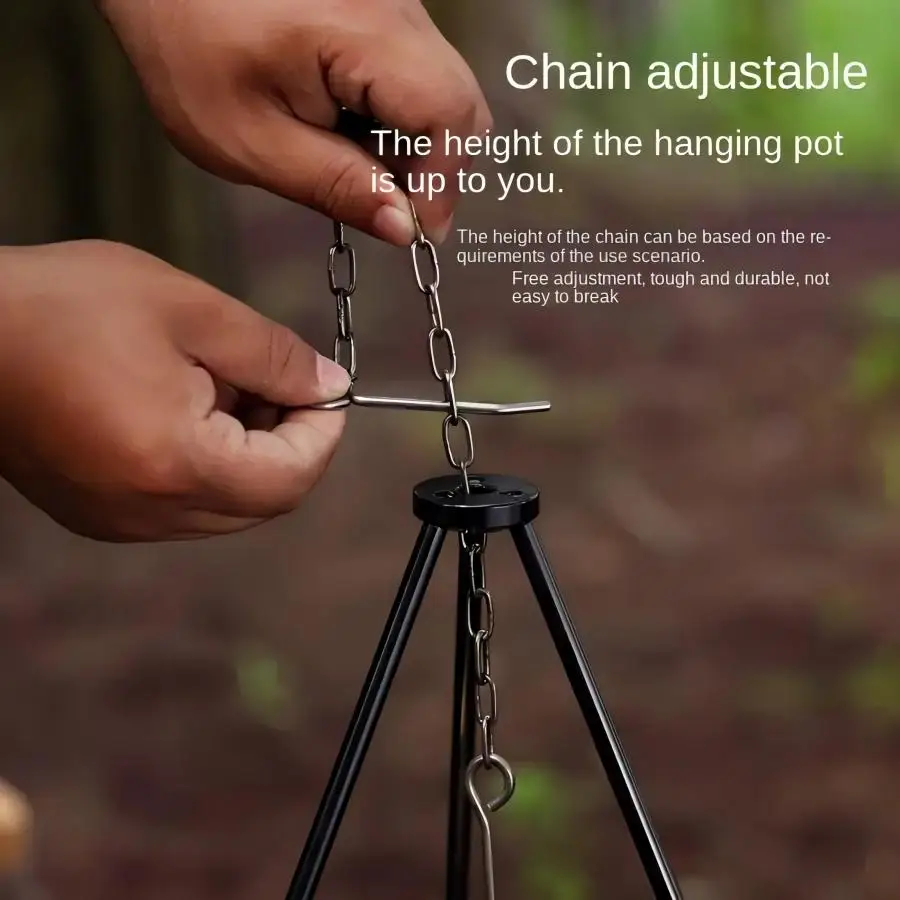 Großer Outdoor-Feuerständer, t – Camping Cooking Pot Large Bewertung und Preis