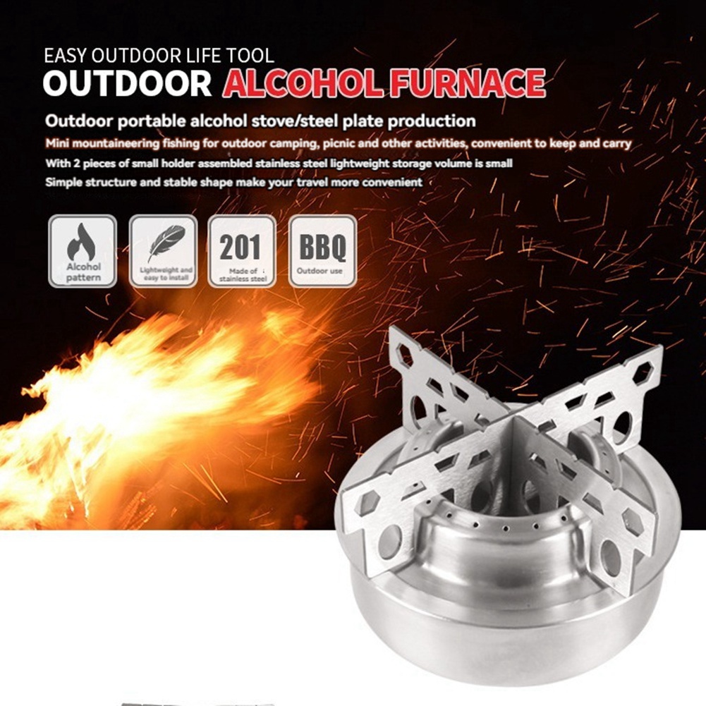 Tragbarer Mini-Alkoholkocher,  – Camping Cooking Alcohol Bewertung und Preis