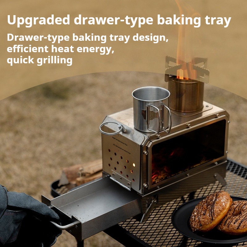 Edelstahl-Heizofen, hält warm, – Camping Cooking In Forest Bewertung und Preis