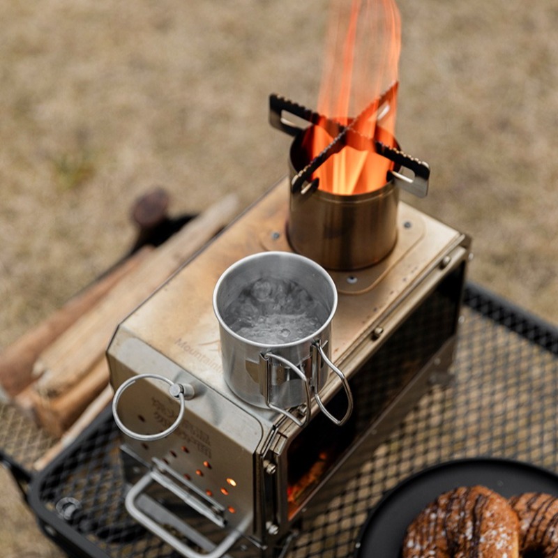 Edelstahl-Heizofen, hält warm, – Camping Cooking In Forest Bewertung und Preis