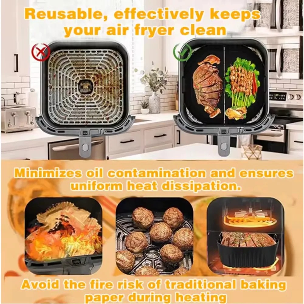 Silikon-Luftfritteusenform, Öl – Camping Cooking Mat Bewertung und Preis