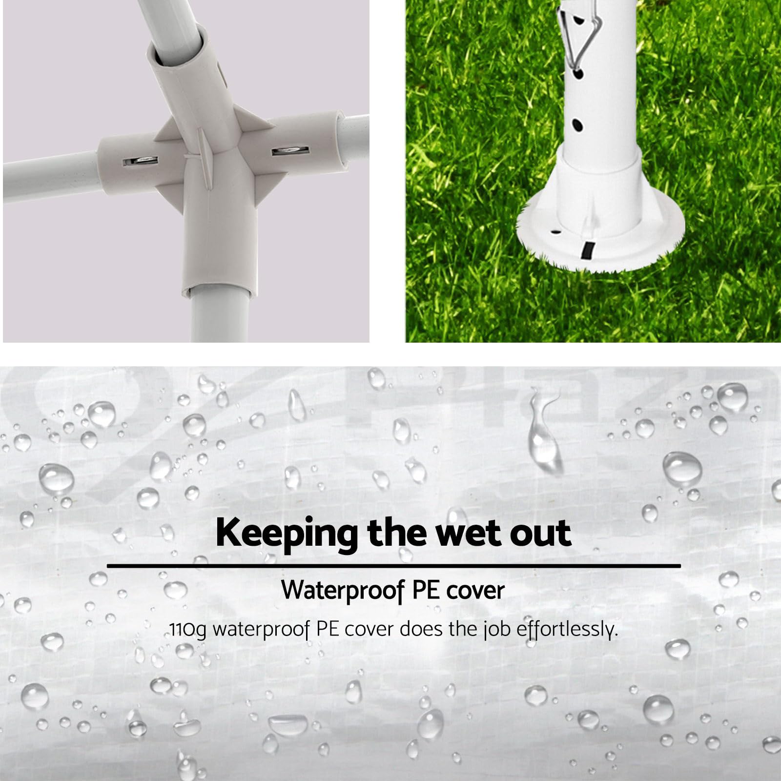 Wasserdichtes, robustes weißes – Camping Cooking Tent Bewertung und Preis