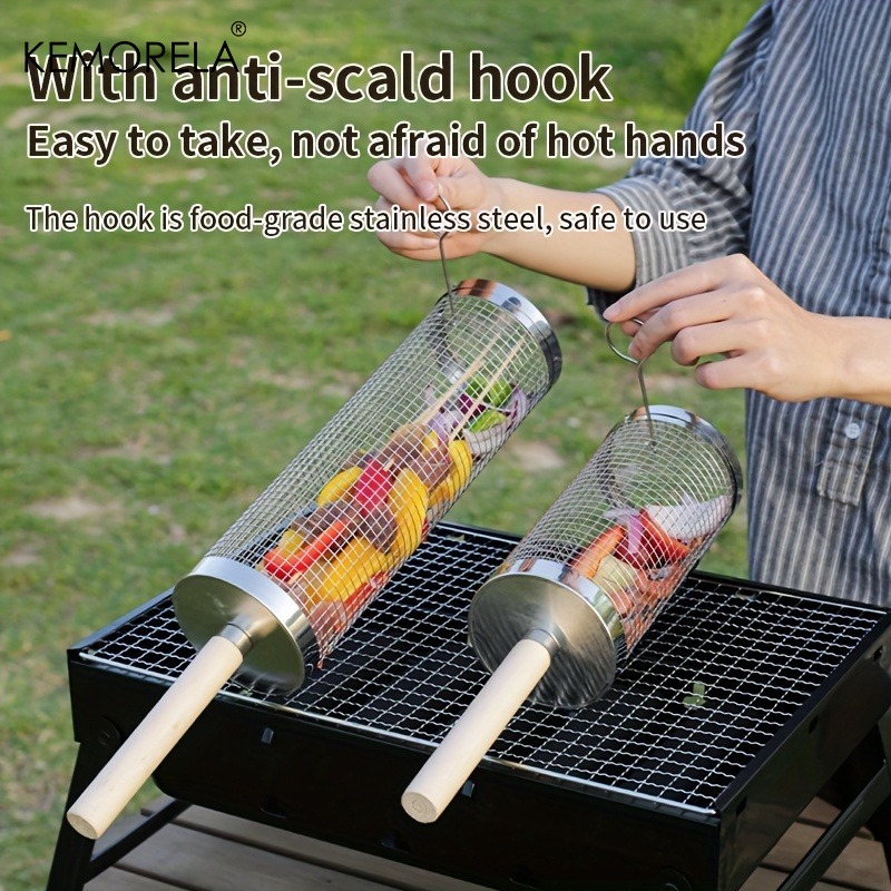 Rundes Grillkorb-Set, Rollende – Camping Cooking Basket Bewertung und Preis