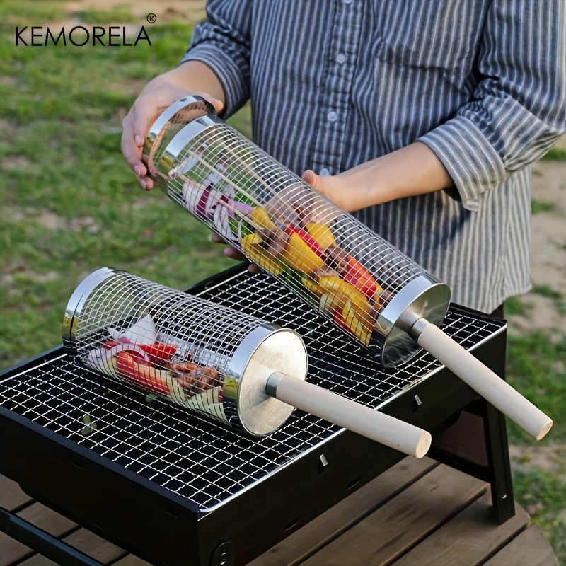 Rundes Grillkorb-Set, Rollende – Camping Cooking Basket Bewertung und Preis