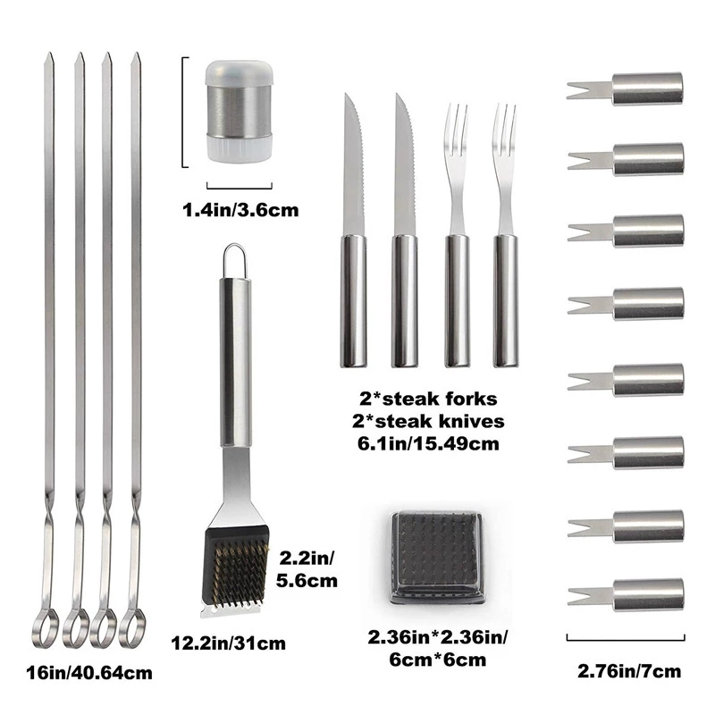 BBQ Werkzeuge Set Grill Grille – Camping Cooking Set For 4 Bewertung und Preis