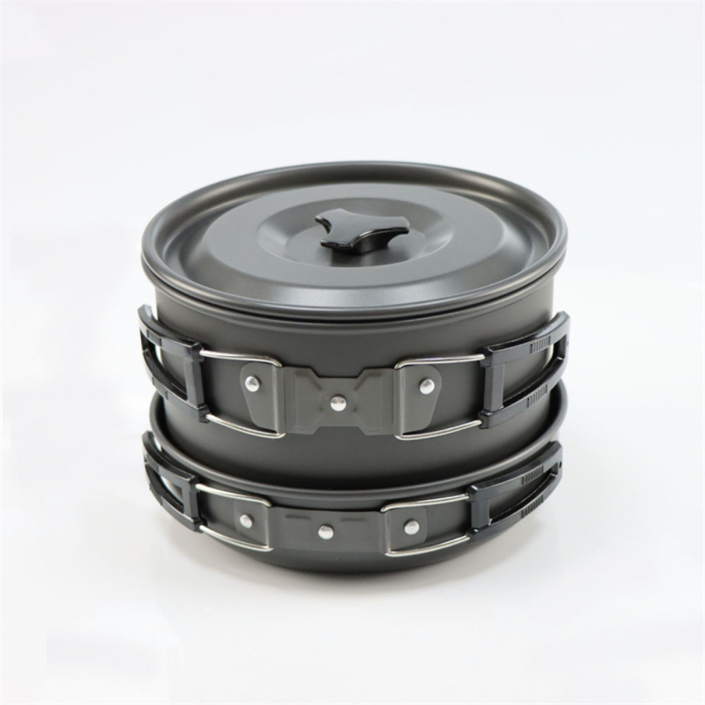 Großes Outdoor-Kochset, 2-4 Pe – Camping Cooking Pot Large Bewertung und Preis
