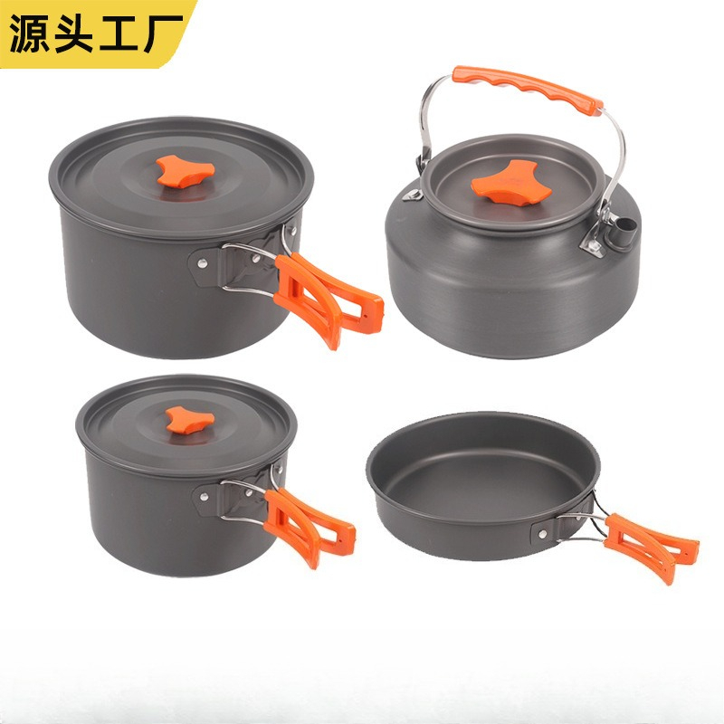 Tragbares Outdoor-Kochgeschirr – Camping Cooking Set For 4 Bewertung und Preis