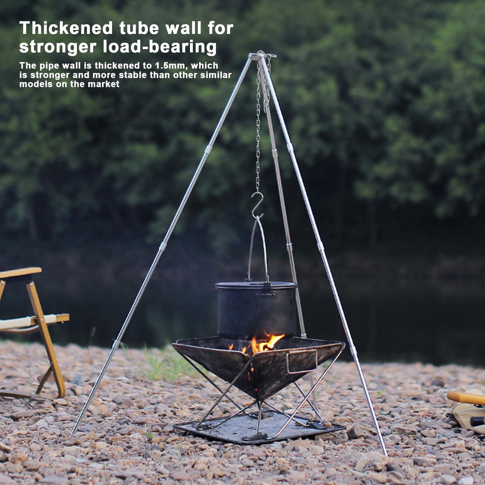 Großer Outdoor-Lagerfeuer-Drei – Camping Cooking Pot Large Bewertung und Preis