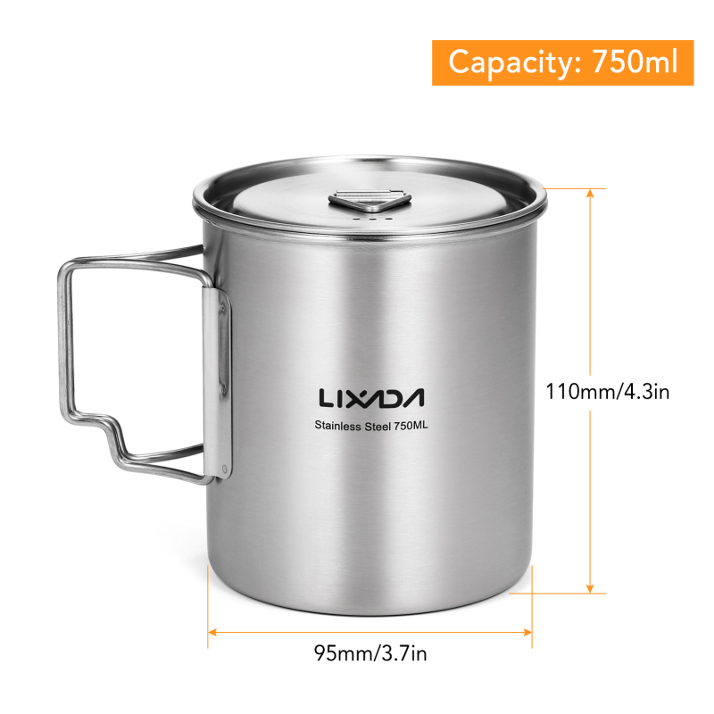 Lixada 750ml Tasse Outdoor Ede – Camping Cooking Mesh Bewertung und Preis