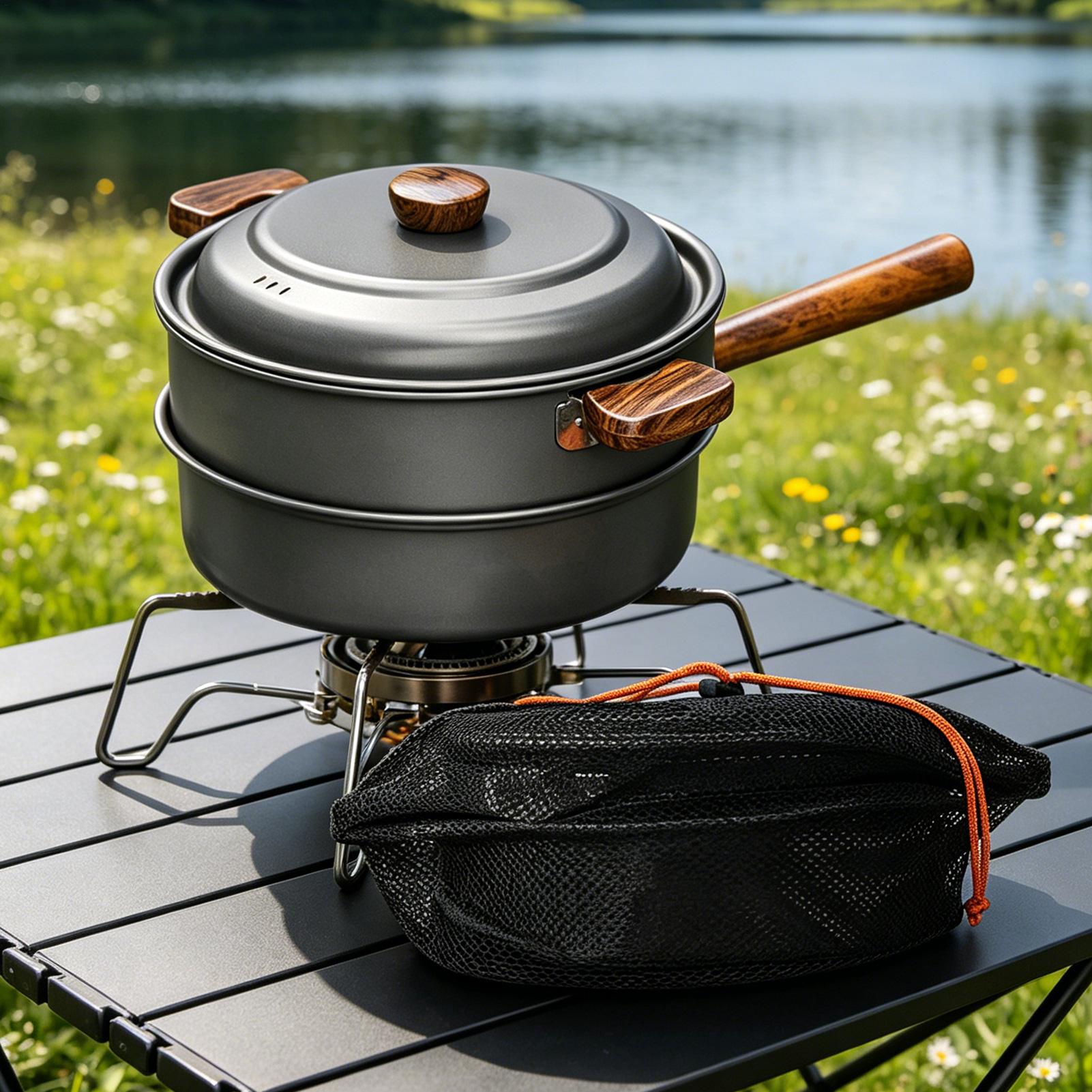 Campingtopf, tragbar, groß, le – Camping Cooking Pot Large Bewertung und Preis