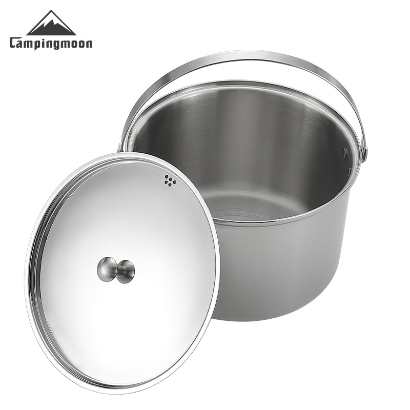 CAMPINGMOON CC-24 Edelstahl-Pi – Camping Cooking Pot Large Bewertung und Preis