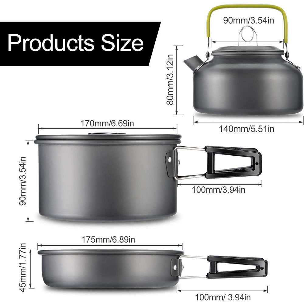 Outdoor Camping Kochgeschirr-S – Camping Cooking Set 2 Person Bewertung und Preis