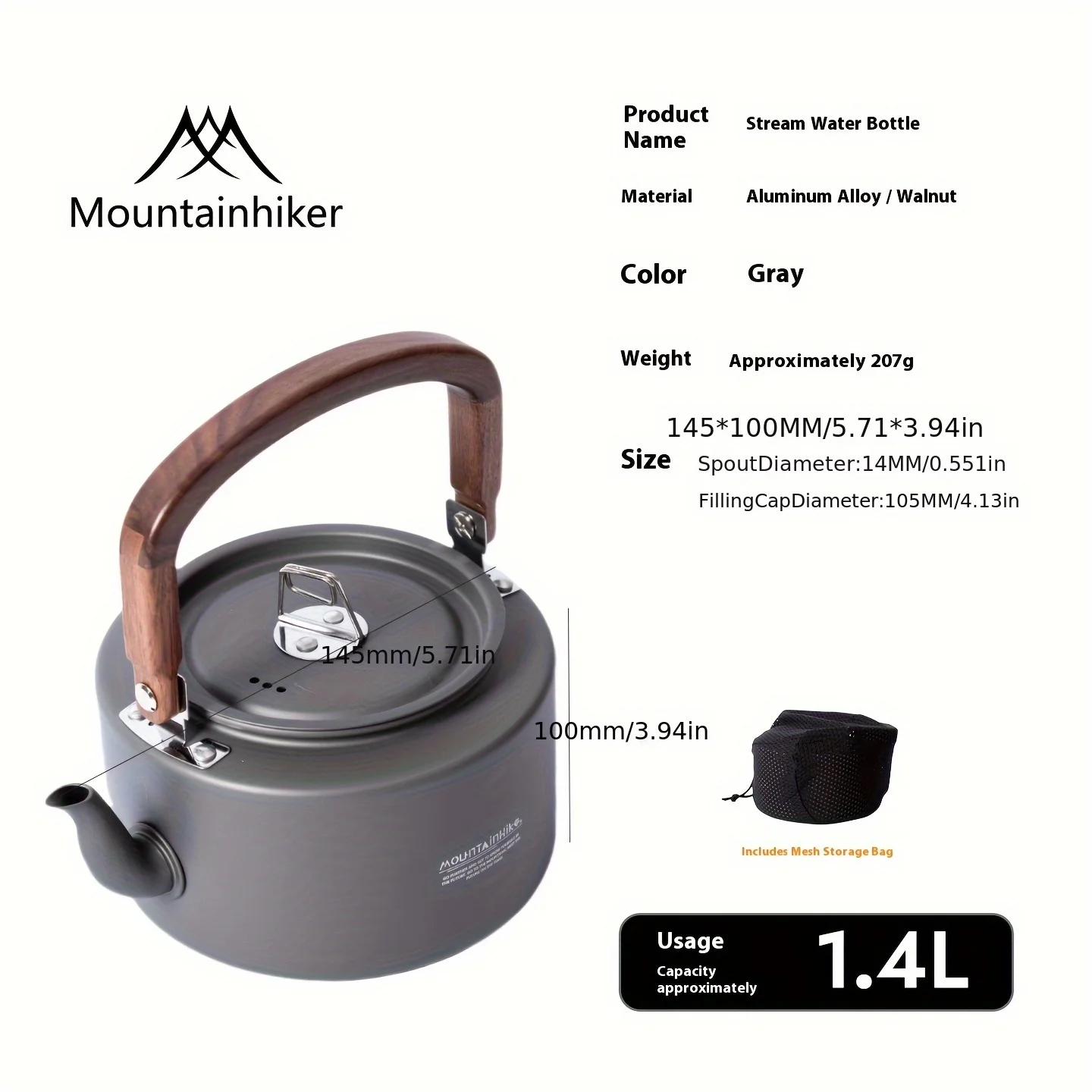 Camping 1,4L Teekessel aus Alu – Camping Cooking Set 2 Person Bewertung und Preis