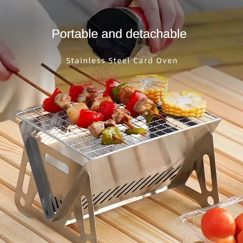 Tragbarer Klappbarer Grill, He – Camping Cooking Windshield Bewertung und Preis