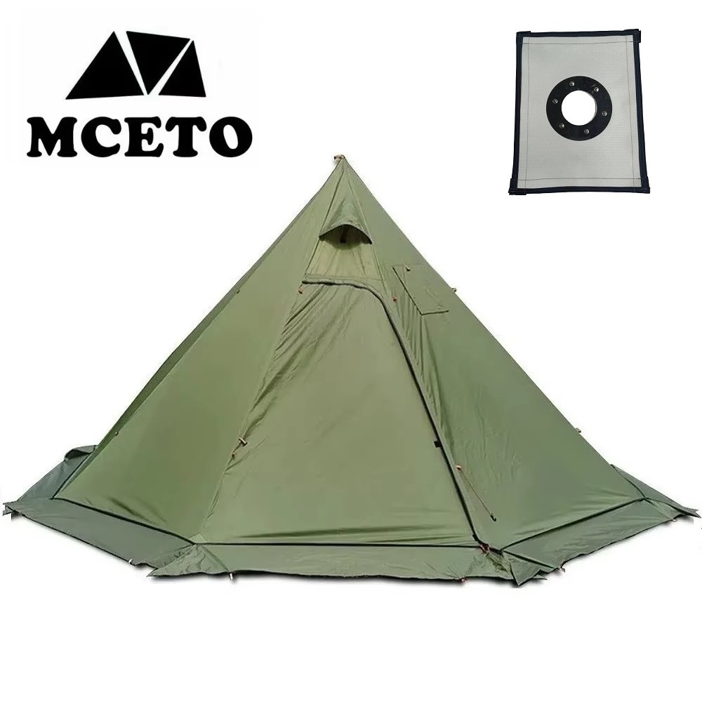 Neues Pyramidenzelt mit Schnee – Camping Cooking Tent Bewertung und Preis