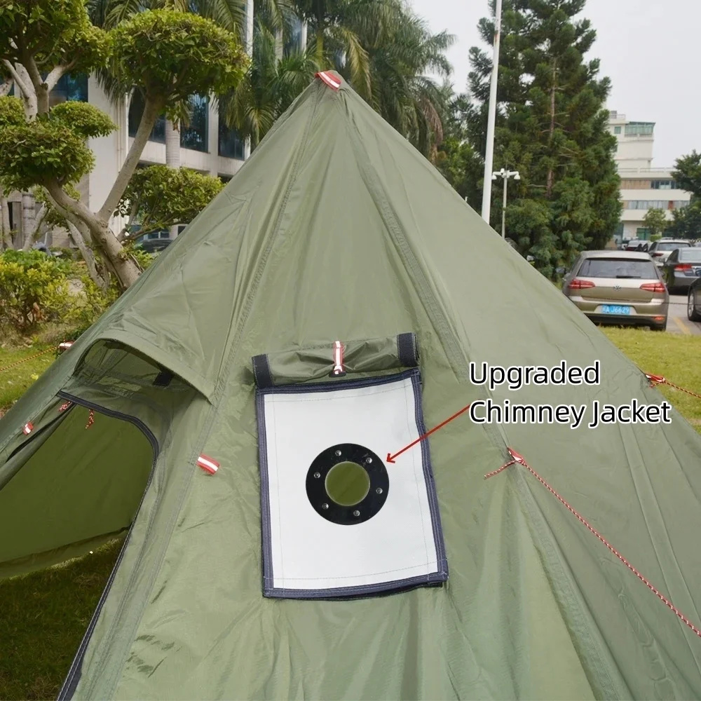Neues Pyramidenzelt mit Schnee – Camping Cooking Tent Bewertung und Preis